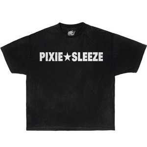 T-shirt Oversize con Grafica Pixie Sleaze Stile Streetwear Y2K - Product Image 2
