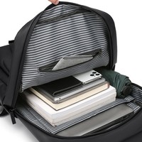 Sac à dos de voyage décontracté pour hommes Sac à main multifonctionnel pour école de commerce imperméable Oxford Fermeture éclair Nouveau design Doublure en polyester