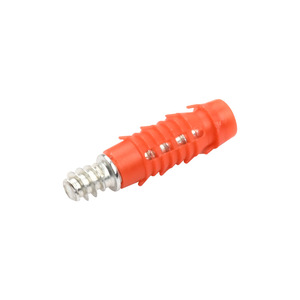 Yuelide Invisible 2-in-1 Connector <b>Orange</b> Zinc Plated Plastic Furniture Cabinet Fastener Easy Installation Shoe Cabinet Use - Product Image 1