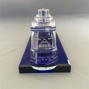 เรือยอชท์เลเซอร์ 3 มิติ รุ่นหรูหรา ผลิตจากคริสตัล K9 งานฝีมือสั่งทำพิเศษ รางวัลเรือยอชท์คริสตัล สำหรับของขวัญธุรกิจ - Product Image 4