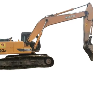 Precio barato de fábrica Original KATO HD820R Excavadora de tamaño mediano con orugas hidráulicas diésel con excelentes condiciones de trabajo a la venta - Product Image 1