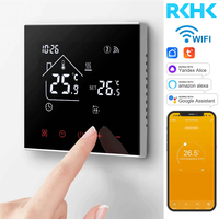 Thermostat intelligent WiFi, application de contrôle à distance, contrôleur de température numérique LCD, Tuya Smart Life, chauffage domestique, Alexa Google