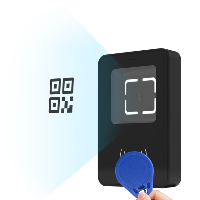 COOLCODE MU86 Access Control System RS485 Wiegand Ethernet QR Code NFC Reader 2D Barcode Scanner 13.56MHz Access Controller ABS