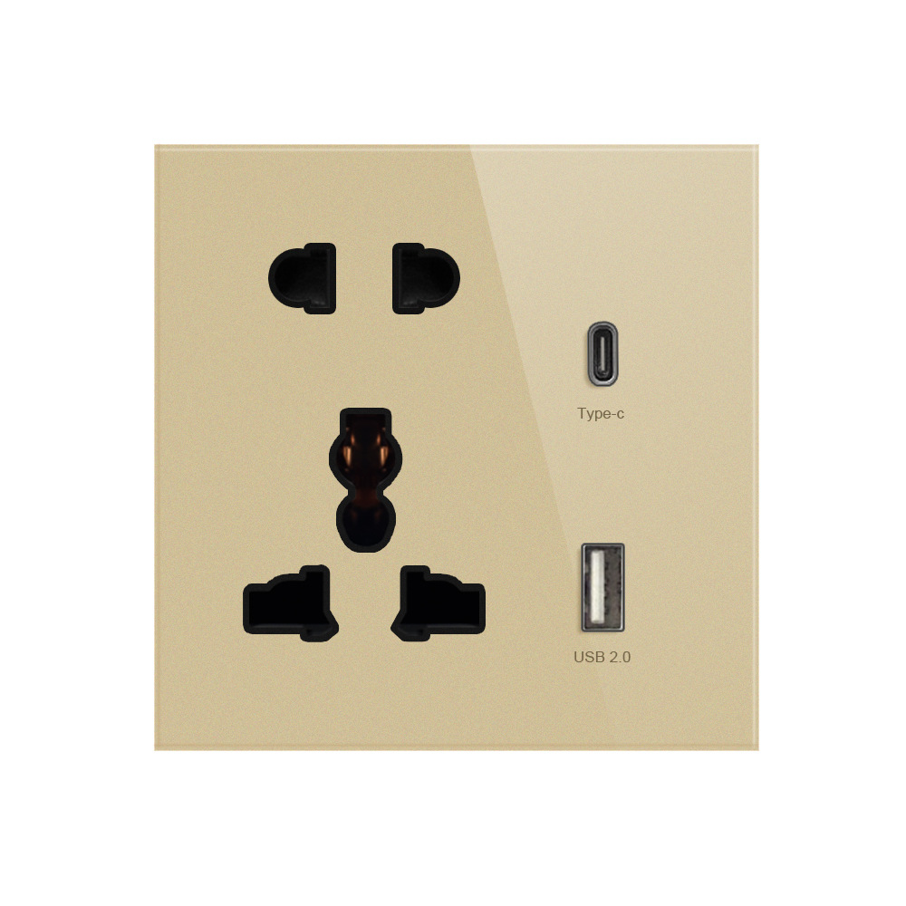 Enchufe universal de 5 orificios + A+C+ WIFI