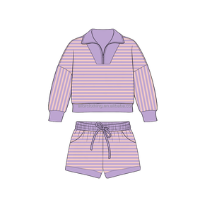 Ensembles Assortis Famille en Tissu Respirant Sweat-shirt à Col Zippé pour Activités de Plein Air Faible MOQ Livraison Rapide Conforme aux Normes Américaines - Product Image 3
