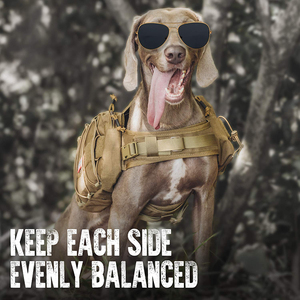 Açık seyahat yansıtıcı naylon yürüyüş sırt çantası demeti köpek çeviklik eyer çantası ayarlanabilir boyutu büyük kapasiteli - Product Image 4