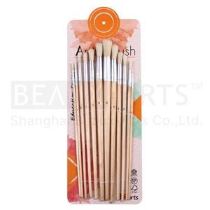 <span class=keywords><strong>Peinture</strong></span> <span class=keywords><strong>gouache</strong></span> acrylique à l'huile de pinceau d'art d'artiste en poils de porc ronds - Product Image 6