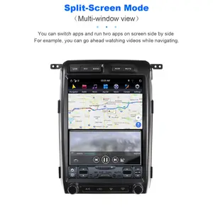 ZWNAV טסלה 13 "אנכי מסך אנדרואיד 9 מולטימדיה לרכב נגן ניווט GPS עבור פורד F150 2009 - 2013 2014 wifi Carplay Stere