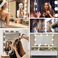 Vente chaude Coiffeuse 10 Ampoules Kits Maquillage Miroir de courtoisie LED Avec Lumières