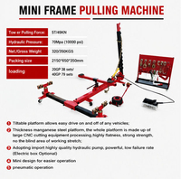 Machine de redressage de châssis de voiture mini 5 tonnes durable, équipement de réparation de carrosserie hydraulique 70Mpa pneumatique pour petit atelier