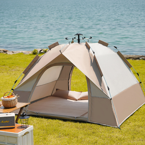 Tentes de <span class=keywords><strong>camping</strong></span> automatiques tendance pour 3-4 personnes, toutes saisons, en tissu Oxford 2000-3000mm, vente en gros - Product Image 2