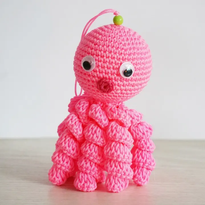 小さなかわいいおもちゃタコ子供女の子かわいいかぎ針編み赤ちゃんのおもちゃ工場卸売