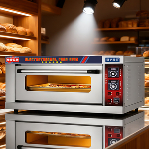 Nouveau <span class=keywords><strong>four</strong></span> de <span class=keywords><strong>boulangerie</strong></span> électrique électrique en acier inoxydable grille-<span class=keywords><strong>pain</strong></span> multifonction pour pizza, <span class=keywords><strong>pain</strong></span> et gâteau pour cuisines professionnelles - Product Image 1