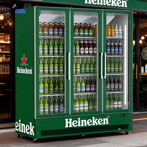 Réfrigérateur commercial pour supermarché, 3 portes, 5 étagères - Product Image 5