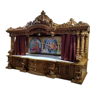 Mandapam en bois de grande taille pour la maison, fabricant, exportateur et fournisseur en gros de Mandapams en bois de qualité supérieure pour les États-Unis - Product Image 1