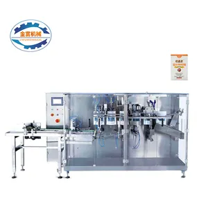 Automatic stand up zipper bag liquid filling and packing machine China Supplier