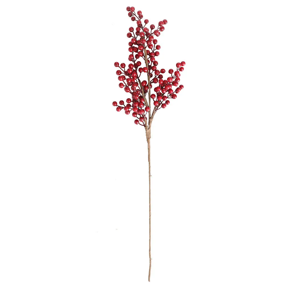 Factory Direct Künstliche Rote Beere, Red Holly Berry Stem Picks, für Christbaum schmuck, Kunst handwerk, Wohnkultur