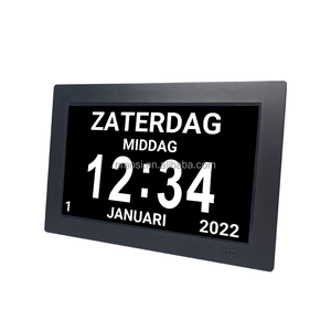 Shenzhen Factory Custom <strong>Talking</strong> <strong>Clock</strong> / Speaking <strong>Clock</strong> 7 8 10 12 13 14 15 Inch <strong>Visually</strong> <strong>Impaired</strong> Elderly Dementia Digital <strong>Clock</strong> - Product Image 3