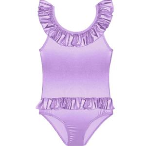 Traje de Baño Personalizado para Niña, Traje de Baño de una Pieza con Estampado Floral, Niños 2025 OEM, Nuevo Estampado de Moda, Ropa Infantil al por Mayor - Product Image 1