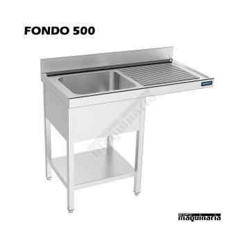Frame and Sink with Shelf Dishwasher Space Included (F-500)