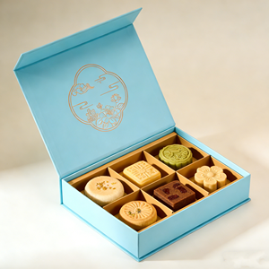 Gold <b>Card</b> Macaron Biscuit <b>Folders</b> Recyclable Durable Divided Coated Paper Sugar Insert 4/6 Holes Glossy/Laminated Matt/Laminated - Product Image 3