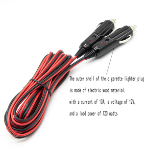10A Car Cigar Converter Power Adapter Charger Custom Solar Sport Sky Cable 12V Male to Male <strong>Cigarette</strong> <strong>Lighter</strong> Plug - Product Image 6