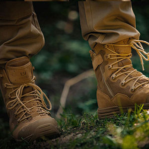 מותאם אישית חיצוני ציד מגפי Custom עמיד למים מגפי טקטי Combat מגפי עם YKK רוכסן למכירה - Product Image 5