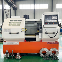 Mesin Bubut CNC Horizontal CK6140 Otomatis Penuh Presisi Tinggi 100% dengan Motor Spindle 5.5kW dan Travel 750mm
