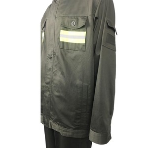 Ropa de trabajo de sarga de poliéster y algodón para electricista, traje de seguridad, ropa de trabajo, uniforme de seguridad resistente al calor para hombres - Product Image 4