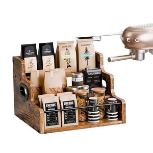 Wooden Multi Layer <b>Whiskey</b> Bottle Storage Rack Bar Tabletop Decoration <b>Collectible</b> Wine Rack Wood And Metal Handmade - Product Image 2