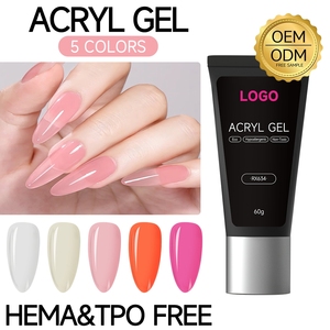 Gel Acrylique Transparent de Qualité Professionnelle pour Salon, 30g 60g, Gel de Modelage Rapide, Vente en Gros OEM, Produit Phare - Product Image 1