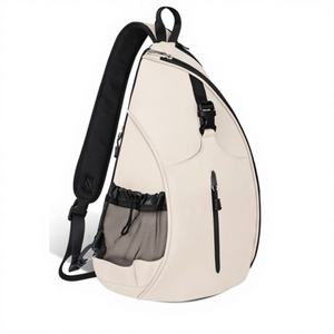 Unbranded 2-Racket Badminton Bag with <b>Shoe</b> Pocket-Lightweight Crossbody Tennis/Pickleball Backpack for Outdoor Training - Product Image 1