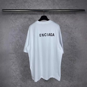 Nuova <span class=keywords><strong>T</strong></span>-<span class=keywords><strong>shirt</strong></span> Classica B-brand in Cotone <span class=keywords><strong>Paris</strong></span> SS23 con Stampa Logo Anteriore e Posteriore, Traspirante, Vestibilità Ampia, Unisex, Manica Corta, Vendita all'Ingrosso - Product Image 2