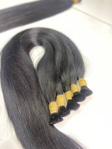 Precio de fábrica Cabello humano real a granel 100% Cabello virgen vietnamita color negro natural 24 pulgadas - Product Image 3