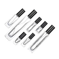 Botellas de perfume pequeñas, frascos vacíos de embalaje de perfume de vidrio, 12 ml