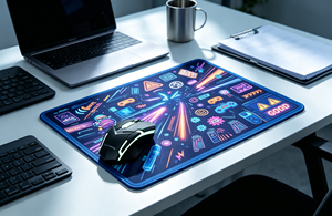 Tapis de <span class=keywords><strong>souris</strong></span> de jeu personnalisé en gros pour promotion, avec impression par sublimation, pour bureau, motif dessin animé anime, fabriqué sur mesure en usine - Product Image 3