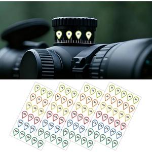 Pegatinas y Etiquetas para Torretas de Miras Telescópicas, Impermeables, Personalizables, para Tiro de Precisión a Corta y Media Distancia, Caza, Regalo y Compras - Product Image 3
