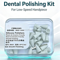 Embouts de polissage dentaire en silicone souple, réduction des rayures, finition haute brillance, fraises pour clinique dentaire, polissage des facettes en résine
