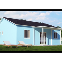 Pentes toit maison modulaire bien fini quatre chambres avec cuisine