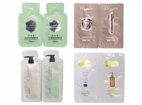 Sachets liquides personnalisés avec logo, anti-odeur, à usage unique, avec fermeture éclair, en PE Mylar, pour gels énergétiques, boissons, échantillons cosmétiques