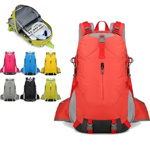 Factory Sale Multifunction Durable Nylon Sport Waterproof Unisex Travel Rucksack Outdoor Large Capacity Camping Hiking Backpack