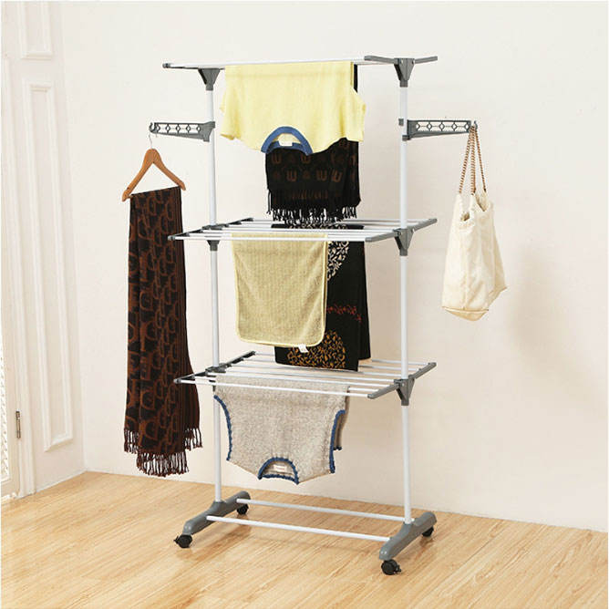 Drying Rack Towel Hanger Stand Tier Towel Stands Stylish Space