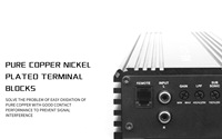 Monoblok 1 kanal yüksek kalite sınıf D araba amplifikatör RMS 2500W RMS 1-ohm SPL araç ses tek kanallı güç amplifikatörü d-sınıfı