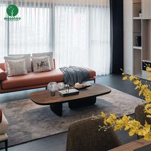 <span class=keywords><strong>Tavolo</strong></span> da tè rotondo in rovere/betulla in legno massello tavolino da caffè in legno massello <span class=keywords><strong>noce</strong></span> Designer in legno massello <span class=keywords><strong>arte</strong></span> italiana tavolino da caffè - Product Image 4