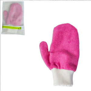 Gants en microfibre orange pour l'élimination des puces et des tiques chez les animaux domestiques, pour le soin du corps du chien - Product Image 2