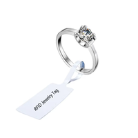 Mini étiquettes RFID pour bijoux, étiquettes de sécurité auto-adhésives UHF, fréquence 860-960 MHz, étiquette intelligente pour la gestion des bijoux
