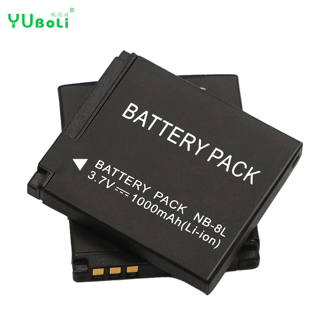 1000mAh Digital Camera Battery NB-8L for Canon PowerShot A1200 A2200 A3000 PowerShot PC1585 PC1589 Lithium Battery