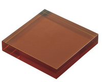 Plaque et tige en polyimide ambré PEI Ultem 1000, résistant aux hautes températures, antistatique, isolant, plastique vierge, usinage CNC personnalisé