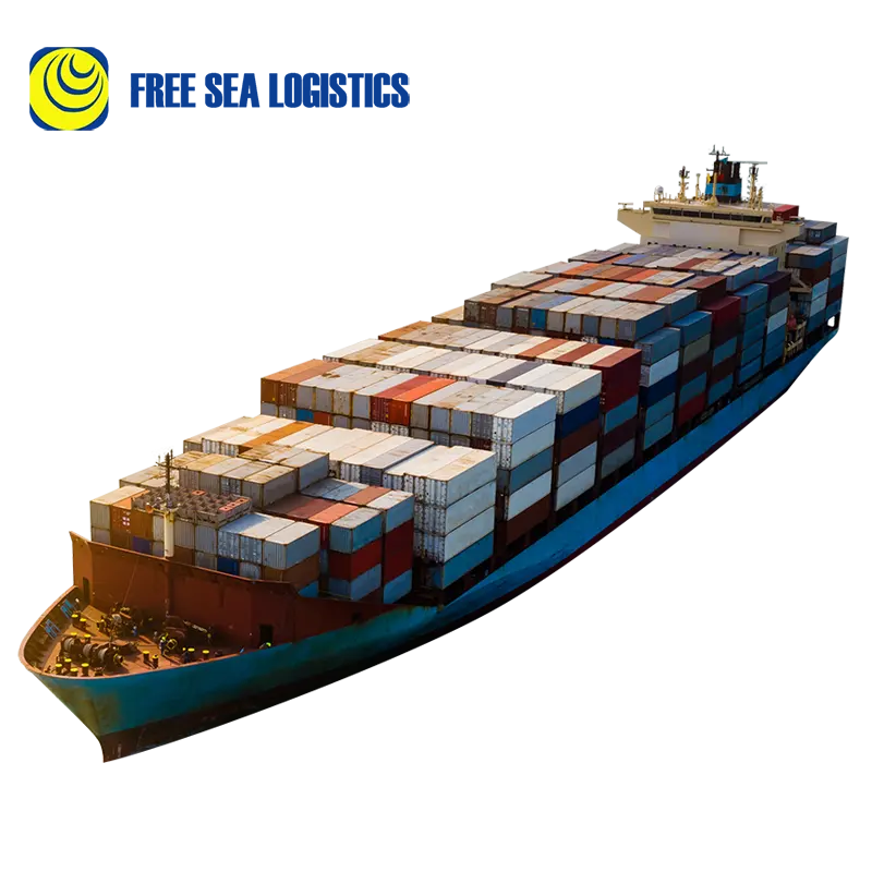Gümrük vergisi 20-40GP 40HQ konteyner nakliye Shenzhen yelken ihracat