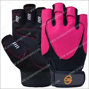 Gants d'entraînement en cuir et néoprène pour musculation Gants de fitness respirants demi-doigts pour hommes et femmes - Product Image 4